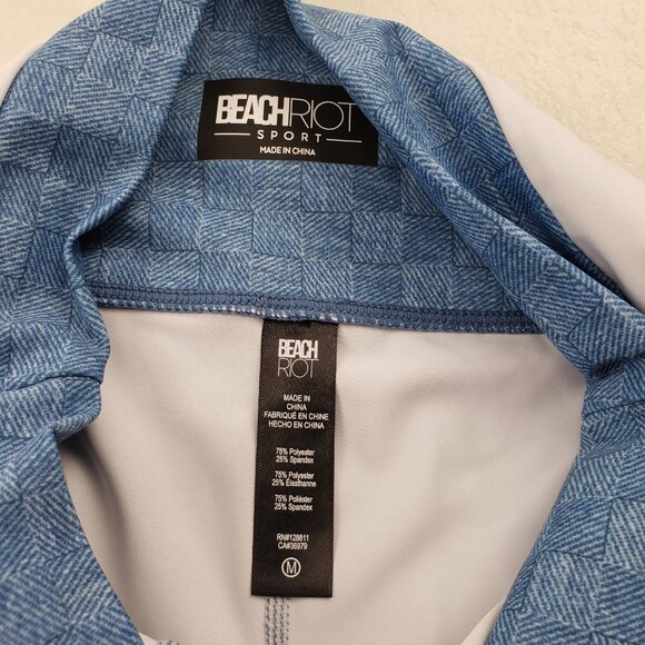 Beach Riot Elena Denim Daze Legging Womens Medium Blue High Rise Stretch Active - Picture 12 of 12